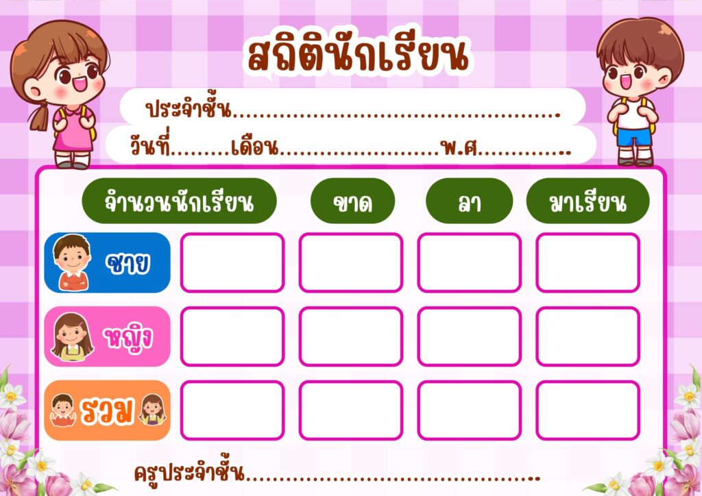 ตัวอย่างตกแต่งชั้นเรียน67