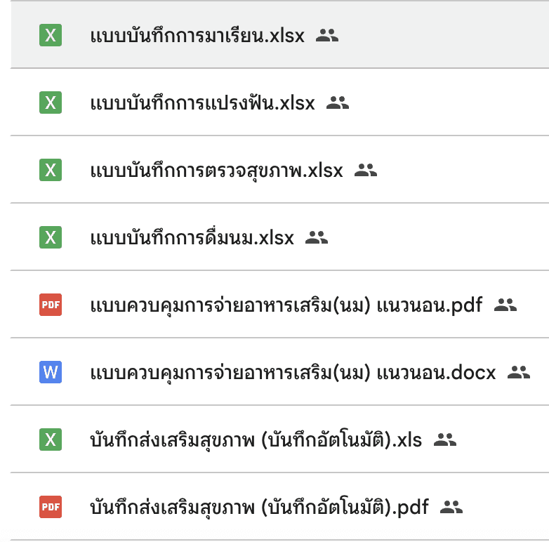 เอกสารธุรการชั้นเรียน67